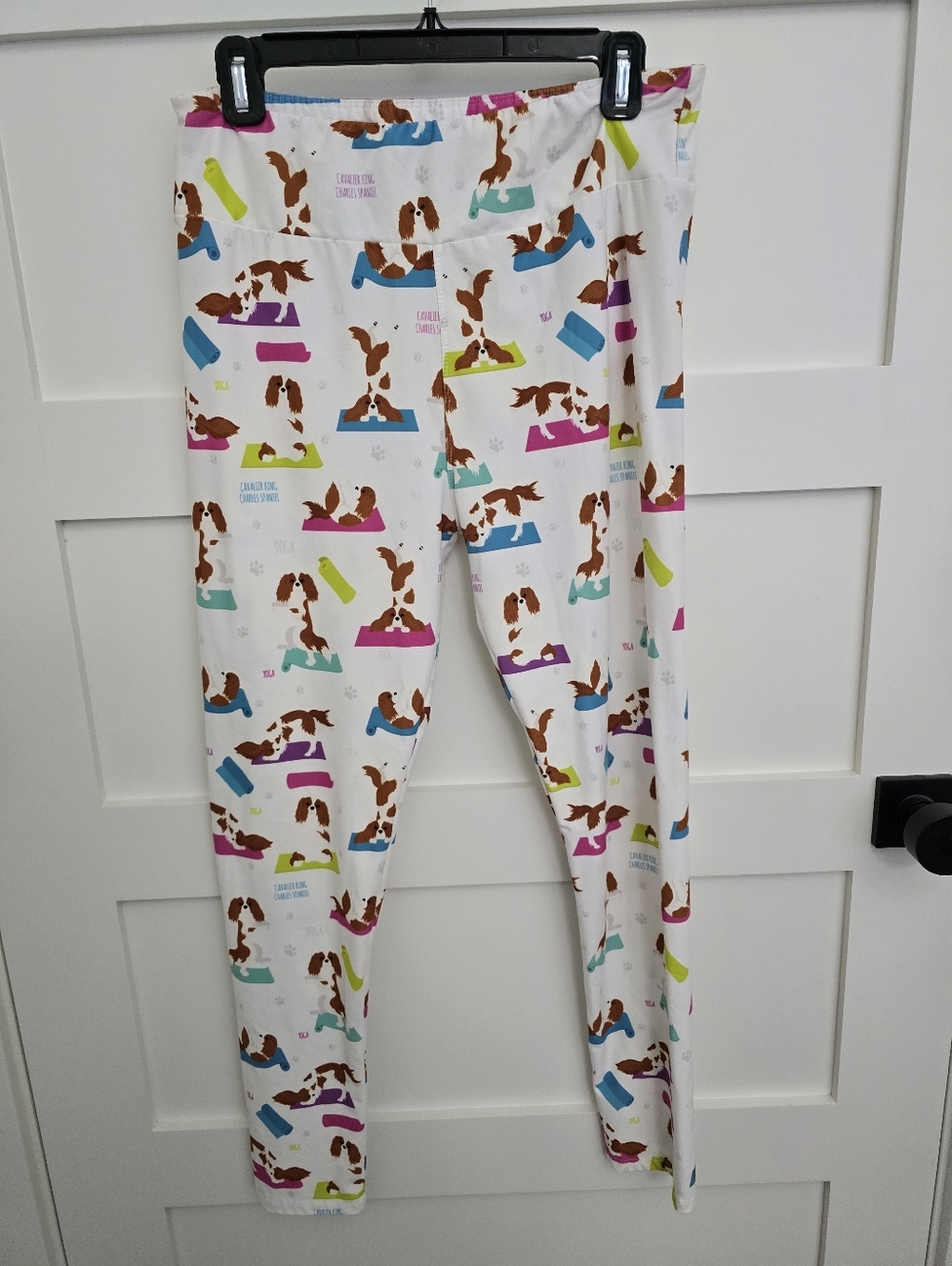 Cavalier King Charles Spaniel Leggings. Medium.